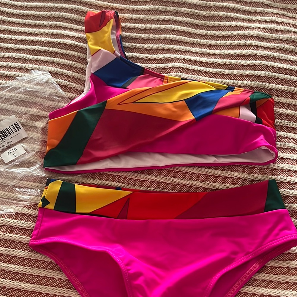 Doris Asymmetrical Bikini size Small NWT